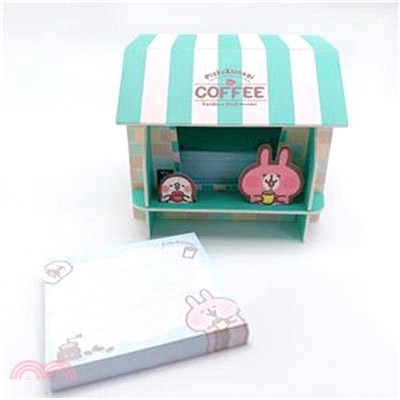 【研達Toy Friend】卡娜赫拉的小動物 便條紙置物盒-咖啡屋