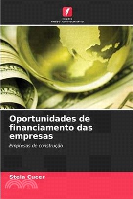 Oportunidades de financiamento das empresas