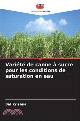 Variété de canne à sucre pour les conditions de saturation en eau