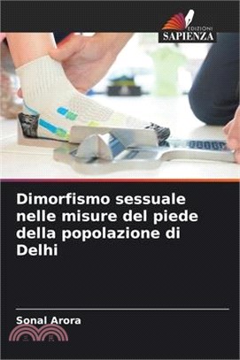 Dimorfismo sessuale nelle misure del piede della popolazione di Delhi