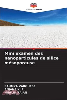 Mini examen des nanoparticules de silice mésoporeuse