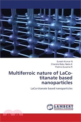 Multiferroic nature of LaCo-titanate based nanoparticles