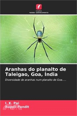 Aranhas do planalto de Taleigao, Goa, Índia