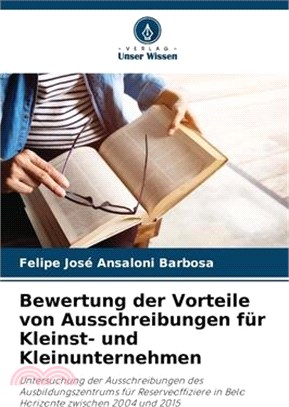 Bewertung der Vorteile von Ausschreibungen für Kleinst- und Kleinunternehmen