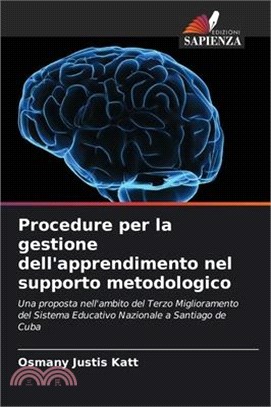 Procedure per la gestione dell'apprendimento nel supporto metodologico