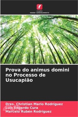 Prova do animus domini no Processo de Usucapião