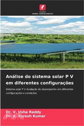 Análise do sistema solar P V em diferentes configurações