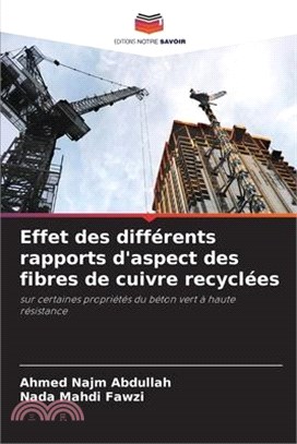 Effet des différents rapports d'aspect des fibres de cuivre recyclées