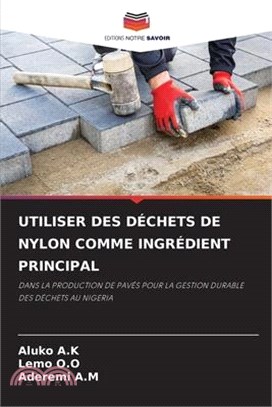 Utiliser Des Déchets de Nylon Comme Ingrédient Principal