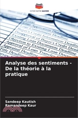 Analyse des sentiments - De la théorie à la pratique