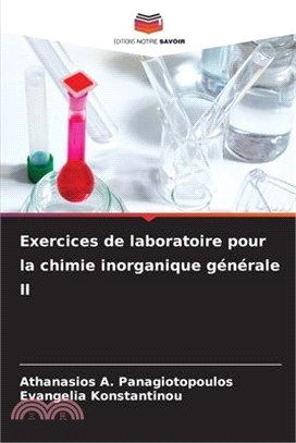 Exercices de laboratoire pour la chimie inorganique générale II