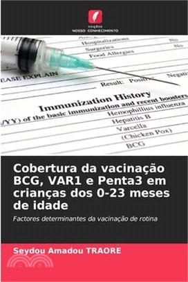 Cobertura da vacinação BCG, VAR1 e Penta3 em crianças dos 0-23 meses de idade