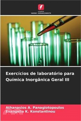 Exercícios de laboratório para Química Inorgânica Geral III