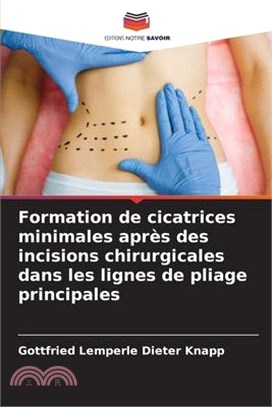 Formation de cicatrices minimales après des incisions chirurgicales dans les lignes de pliage principales