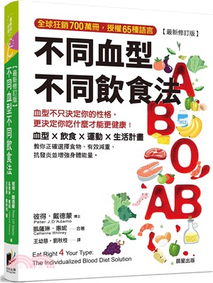 不同血型不同飲食法：血型不只決定你的性格，更決定你吃什麼才能更健康