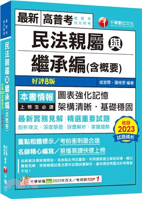 民法親屬與繼承編（含概要）