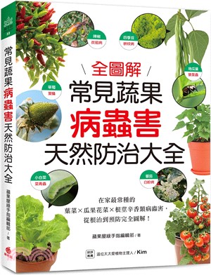 常見蔬果病蟲害天然防治大全：在家最常種的葉菜X瓜果花菜X根莖辛香類病蟲害，從根治到預防完全圖解！