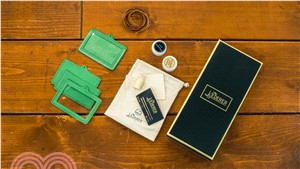 【The Lederer】DIY皮革工具包─證件套-綠色