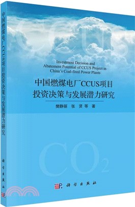 中國燃煤電廠CCUS項目投資決策與發展潛力研究（簡體書）