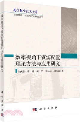 效率視角下資源配置理論方法與應用研究（簡體書）