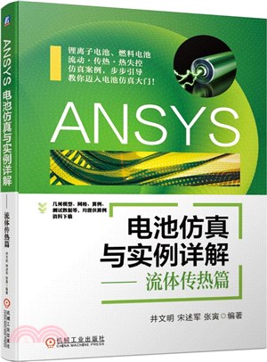 ANSYS電池仿真與實例詳解：流體傳熱篇（簡體書）