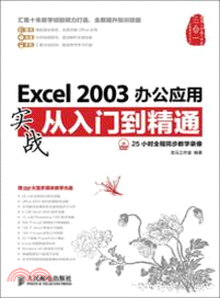 Excel 2003辦公應用實戰從入門到精通(附光碟)（簡體書）