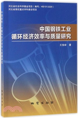 中國鋼鐵工業迴圈經濟效率與品質研究（簡體書）