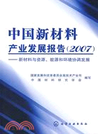 中國新材料產業發展報告(2007)：新材料與資源、能源和環境協調發展（簡體書）