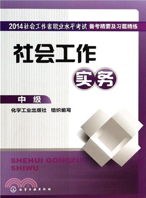 2014社會工作者職業水準考試備考精要及習題精練：社會工作實務(中級)（簡體書）