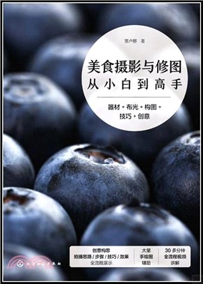 美食攝影與修圖從小白到高手：器材+布光+構圖+技巧+創意（簡體書）