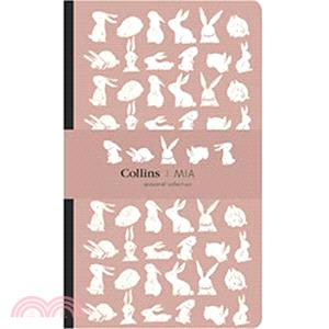 【Collins】Sessonal Mia系列 A5筆記本-粉紅 兔