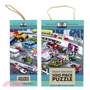 Green Start Crazy Car Race 100 Piece Puzzle