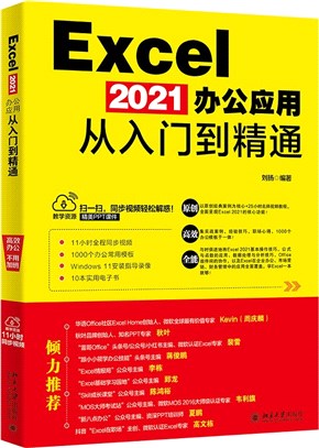 Excel 2021辦公應用從入門到精通（簡體書）