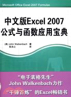 中文版Excel 2007公式與函數應用寶典（簡體書）