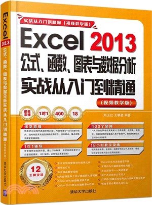 Excel 2013公式、函數、圖表與資料分析實戰從入門到精通(視頻教學版)(配光碟)（簡體書）