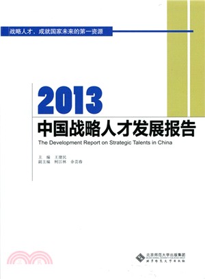 2013中國戰略人才發展報告（簡體書）