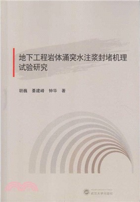 地下工程岩體湧突水注漿封堵機理試驗研究（簡體書）