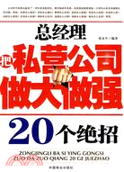 總經理把私營公司做大做強20個絕招（簡體書）