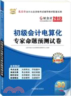 2013初級會計電算化專家命題預測試卷(附光碟)（簡體書）
