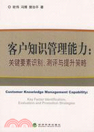 客戶知識管理能力：關鍵要素識別、測評與提升策略（簡體書）