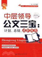中層領導公文三寶：計劃、總結、述職報告（簡體書）
