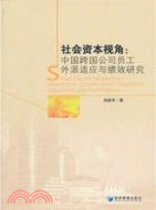 社會資本視角：中國跨國公司員工外派適應與績效研究（簡體書）