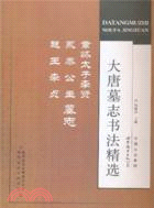 大唐墓誌書法精選：章懷太子李賢‧永泰公主‧越王李貞 墓誌（簡體書）