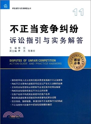 不正當競爭糾紛訴訟指引與實務解答(11)（簡體書）