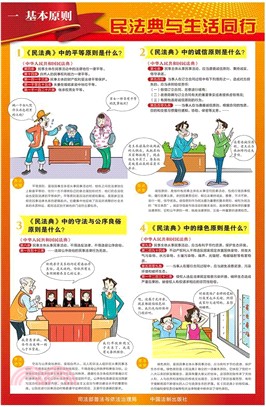 《中華人民共和國民法典》宣傳掛圖（簡體書）
