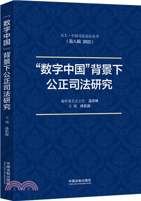 “數字中國”背景下公正司法研究（簡體書）