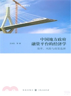 中國地方政府融資平臺的經濟學：效率、風險與政策選擇（簡體書）