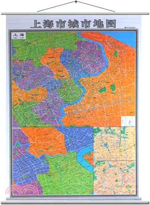 上海市地圖(雙面版)（簡體書）