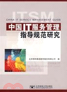 中國IT服務管理指導規範研究（簡體書）