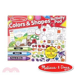 【美國瑪莉莎Melissa & Doug】學習貼貼樂-顏色和形狀 | 拾書所